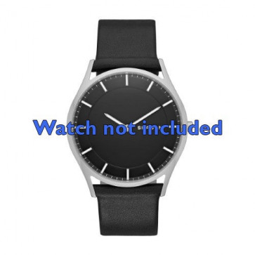 Skagen bracelet de montre SKW6220 Cuir Noir 22mm 