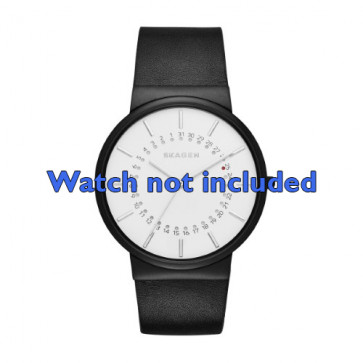 Skagen bracelet de montre SKW6243 Cuir Noir 20mm 
