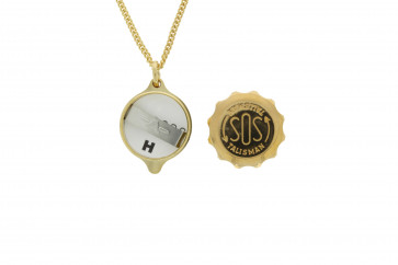 S.O.S. Pendentif talisman avec la chaîne (soshk)