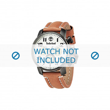 Timberland bracelet de montre 14439JS-07 Cuir Brun 22mm + coutures défaut