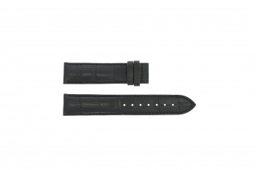 Tissot bracelet de montre T361.461 PRC 200 - T610014562 Cuir croco Noir 19mm