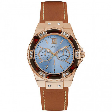 Bracelet de montre Guess W0775L7-1 Cuir Brun