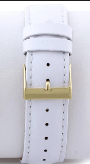 Guess bracelet de montre W16574L1 / White Cuir Blanc 20mm + coutures blanches
