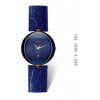 Bracelet de montre Rado 152.3694.2 / R41694205 Cuir Bleu 4mm