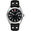Bracelet de montre Swiss Military Hanowa 06-4181.04.007 Cuir Noir 22mm