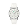 Bracelet de montre Lacoste 2000631 / LC-41-3-14-2223 Cuir Blanc 20mm