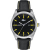 Bracelet de montre Lacoste 2010596 / LC-52-1-14-2276 Cuir Noir 22mm
