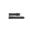 Bracelet de montre Universel 41698-01-18 Végétalien Noir 18mm