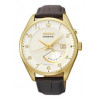 Bracelet de montre Seiko 5M84 0AC0 / SRN052P1 / L07H015K0 Cuir croco Brun 20mm
