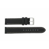Bracelet de montre Universel 61330.10.22XL Cuir Noir 22mm