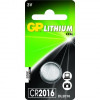 GP Cellule bouton Pile/batterie CR2016 - 3v