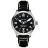 Bracelet de montre Nautica A09558G / N17616G / BRC-A09558G Cuir Noir 20mm