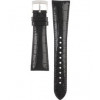 Bracelet de montre Armani AR0284 Cuir Noir 22mm