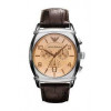 Bracelet de montre Armani AR0348 Cuir Brun 24mm