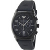 Bracelet de montre Armani AR0349 Caoutchouc Noir 24mm