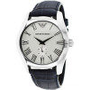 Bracelet de montre Armani AR1666 Cuir Bleu 22mm