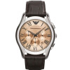 Bracelet de montre Armani AR1785 Cuir Brun 23mm