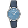 Bracelet de montre Armani AR1972 Cuir Bleu 20mm