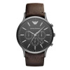 Bracelet de montre Armani AR2462 Cuir Brun 24mm