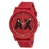 Bracelet de montre Armani Exchange AX1453 Silicone Rouge 22mm