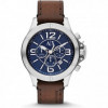 Bracelet de montre Armani Exchange AX1509 Cuir Cognac 22mm