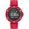 Bracelet de montre Armani Exchange AX1563 Silicone Rouge 22mm