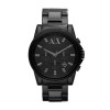 Bracelet de montre Armani Exchange AX2093 Acier Noir 22mm