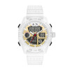 Bracelet de montre Armani AX2961.AX2963 Caoutchouc Blanc 24mm