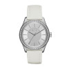 Bracelet de montre Armani Exchange AX5445 Cuir Blanc 18mm