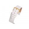 Bracelet de montre Universel 104SWI.18MM Cuir Blanc 18mm