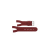 Bracelet de montre Davis 1404 Cuir Rouge 10mm