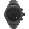 Bracelet de montre Fossil BQ1648 Cuir Noir 22mm