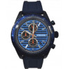 Bracelet de montre Fossil BQ2211 Silicone Bleu 22mm
