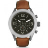 Bracelet de montre Fossil BQ2236 Cuir Brun 24mm