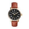 Bracelet de montre Fossil BQ2288 Cuir Cognac 20mm