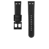 Bracelet de montre TW Steel CE1009 / CEB107 Cuir Noir 22mm