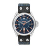 Bracelet de montre Diesel DZ1727 Cuir/Textile Bleu 24mm