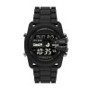 Bracelet de montre Diesel DZ2158 Silicone Noir 28mm