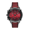 Bracelet de montre Diesel DZ4594 Plastique Rouge 22mm