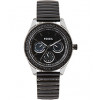 Bracelet de montre Fossil ES2954 Acier inoxydable Noir 18mm