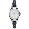 Bracelet de montre Fossil ES3429 Cuir Bleu 8mm