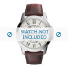 Bracelet de montre Fossil ME3099 Cuir Brun 22mm