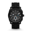 Bracelet de montre Fossil FS4487IE Silicone Noir 24mm