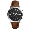 Bracelet de montre Fossil FS5394SET Cuir Brun 22mm