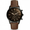 Bracelet de montre Fossil FS5437 Cuir Brun 22mm