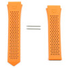 Bracelet de montre Montre intelligente Tag Heuer FT6217 Caoutchouc Orange 22mm