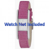 Bracelet de montre DKNY NY3436 Cuir Rose 14mm