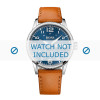 Bracelet de montre Hugo Boss HB-279-1-14-2872 / HB1513331 / HB659302688 Cuir Brun 22mm