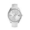 Bracelet de montre Guess I90144G3 Cuir Blanc