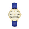 Bracelet de montre Kate Spade New York KSW9020 Cuir Bleu 16mm